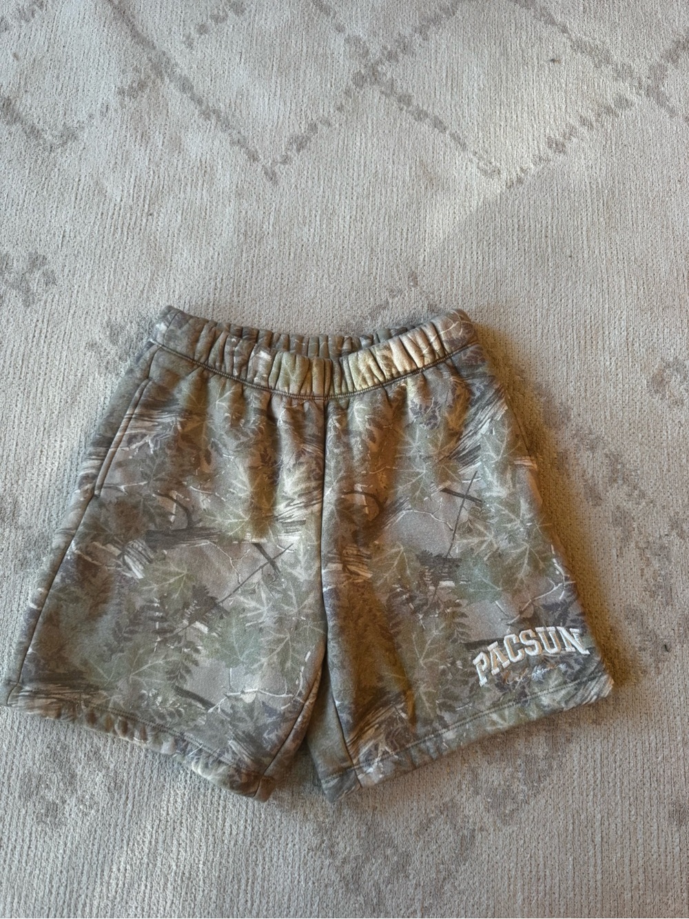 PacSun Green Camo Kids Shorts
